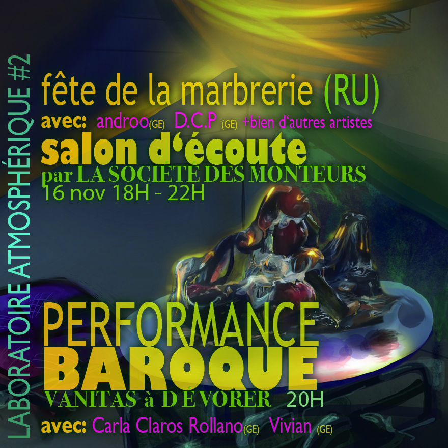16 nov performance baroque: VANITAS à DéVORER